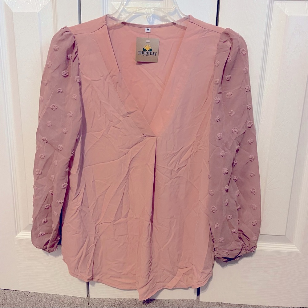 Puff sleeve top